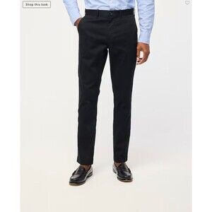J.CREW Men’s Athletic Slim-Fit Chino Pant 28x32 Black Work Office NWT B89